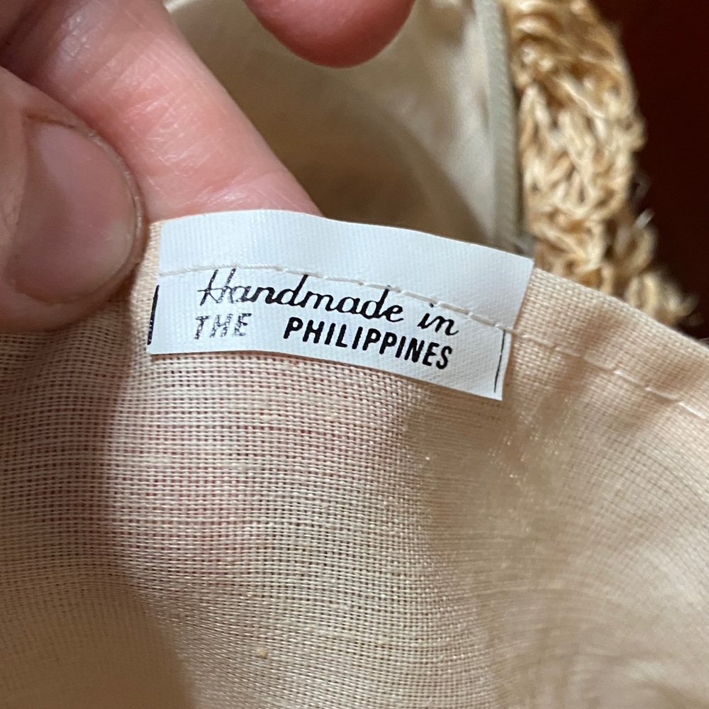 Beige vintage Straw Woven Shell-Embellished Women's Bag - Picture 8 of 16